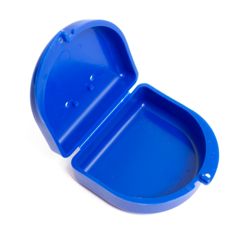 Mouth Guard, Case, Basic, Blue